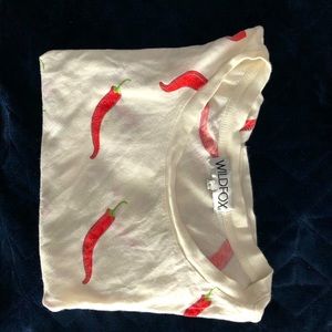 Super cute 🌶  Wildfox shirt!